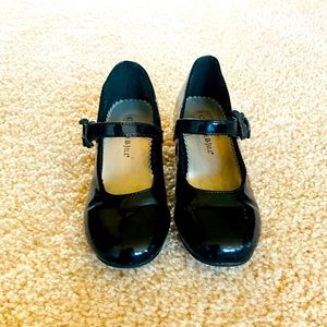 Little girls Black Patent Leather shoes